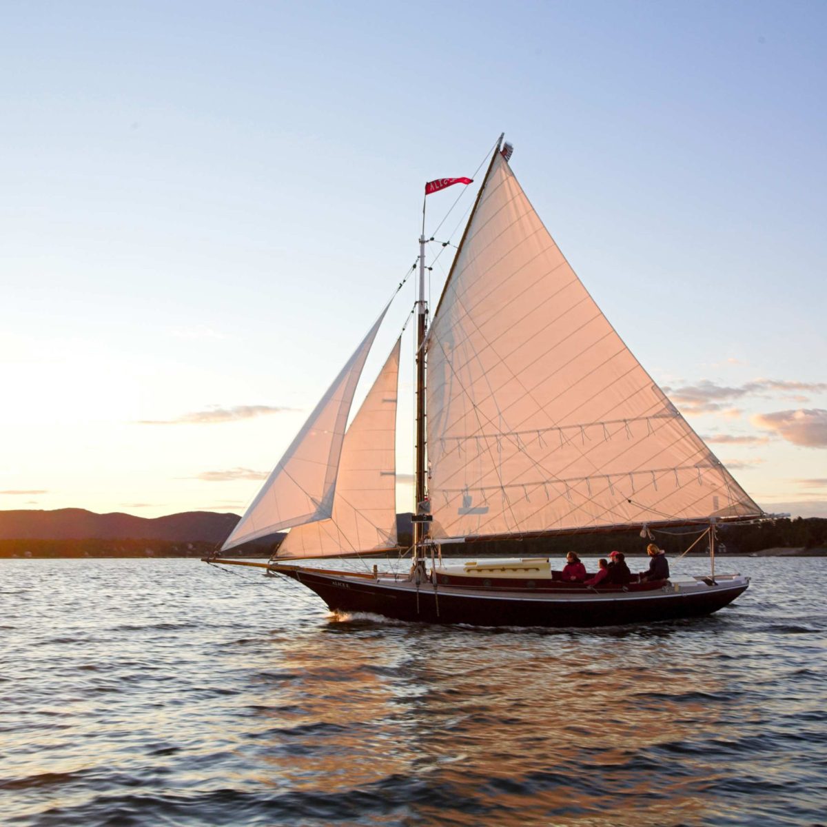 Sailboat in the sunset